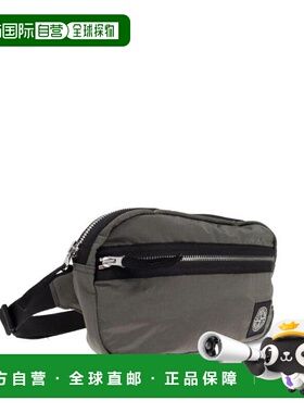 韩国直邮Stone Island 涂层尼龙金属 Econyl 腰包 K2S159200016S0