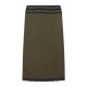 PRADA 绿色 AW2024 女士半身裙 212811HL4MILI