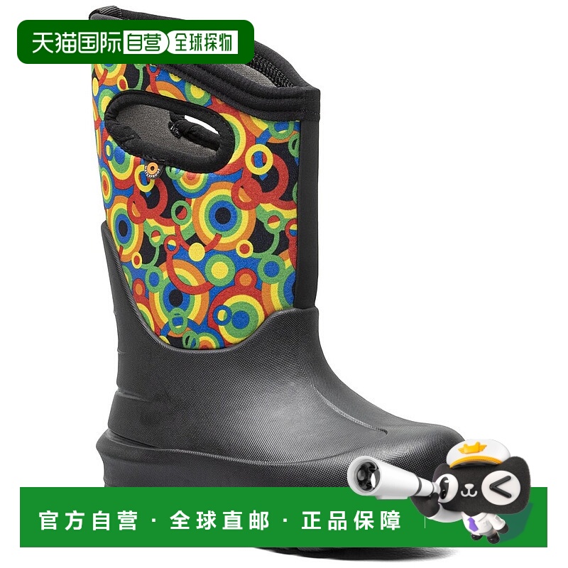 自营BOGS Neo Classic Circle Geo Boot - black 美国奥莱直发
