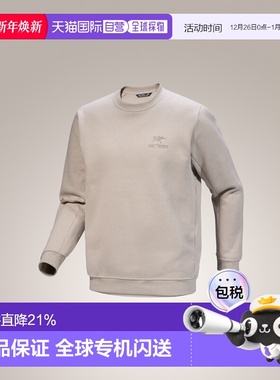 加拿大直邮始祖鸟Emblem Fleece 男款户外圆领抓绒套头长袖卫衣