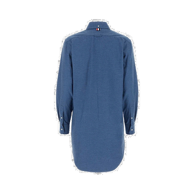 香港直邮THOM BROWNE 女士衬衫 FDSE33AF0351440 AW2023 蓝色