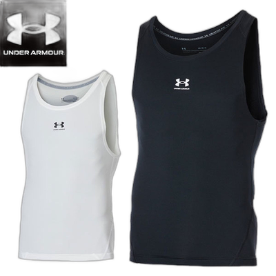 日本直邮UNDER ARMOR UA Heat Gear 压缩无袖背心篮球男式 137194