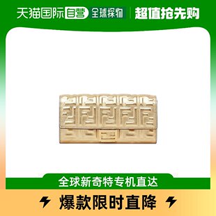 香港直邮潮奢 皮夹 女士长款 Fendi