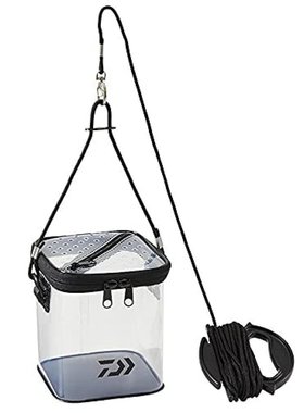 日本直邮达亿瓦(DAIWA) PORTABLE钓鱼打水桶 亮黑色 15(A)