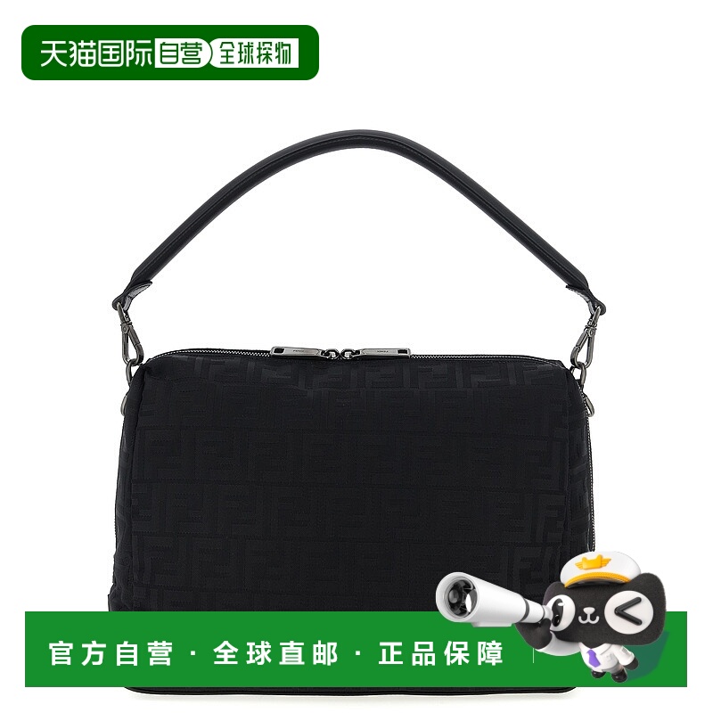 1h可退 香港直邮FENDI 男士斜挎包 7VA667AVC6F0SAJ CO 黑色 Larg