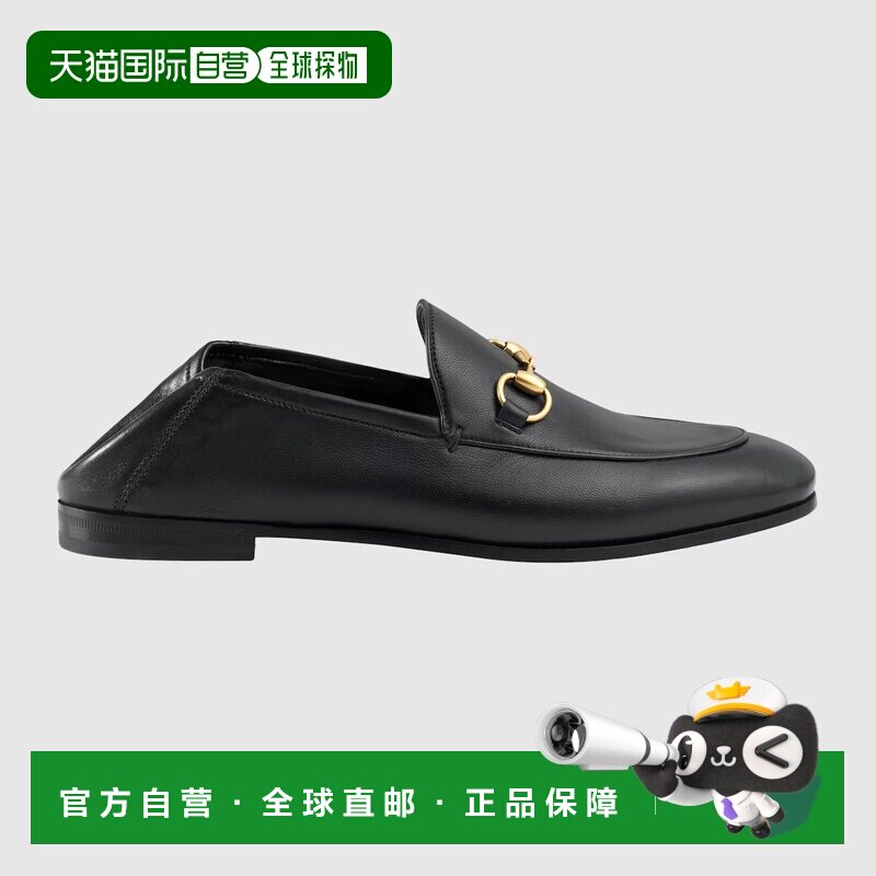 自营欧洲直邮Gucci/古驰 女士皮质马衔扣鹿皮鞋女鞋乐福鞋一脚蹬图片