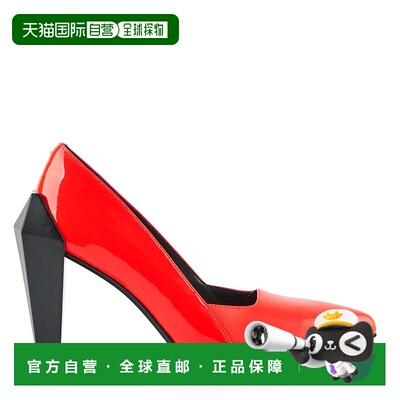 自营united nudeGem Pump Hi - fluo-red 美国奥莱直发高跟鞋单鞋