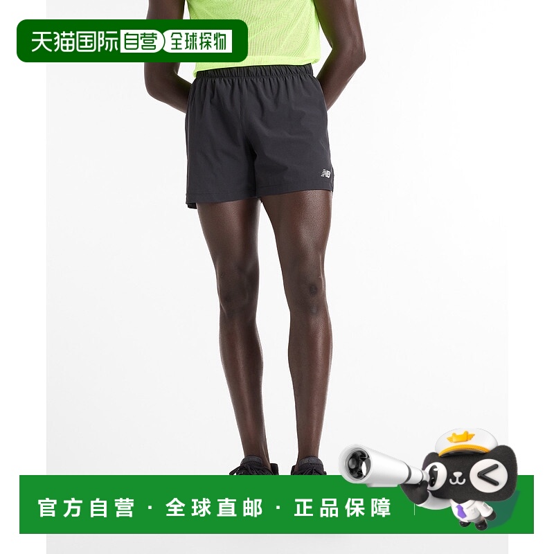 1h可退 日本直邮New Balance 男士5英寸跑步短裤（内附内裤） MS4
