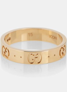 潮奢 Gucci 古驰 女士 符号18K黄金戒指 000919