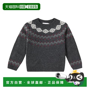 1h可退 香港直邮潮奢 golden goose 女童 Grimaldi 提花羊毛毛衣