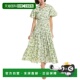 美 自营cinq Maggio septCinq Paisley green Sept Dress