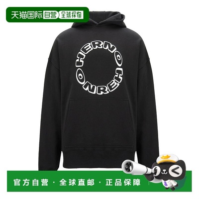 香港直邮HERNO 男士卫衣 JG000176U500179300 SS2026 黑色 sweats