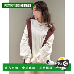 1h可退 日本直邮Lily Brown Lily Bear蝴蝶结卫衣