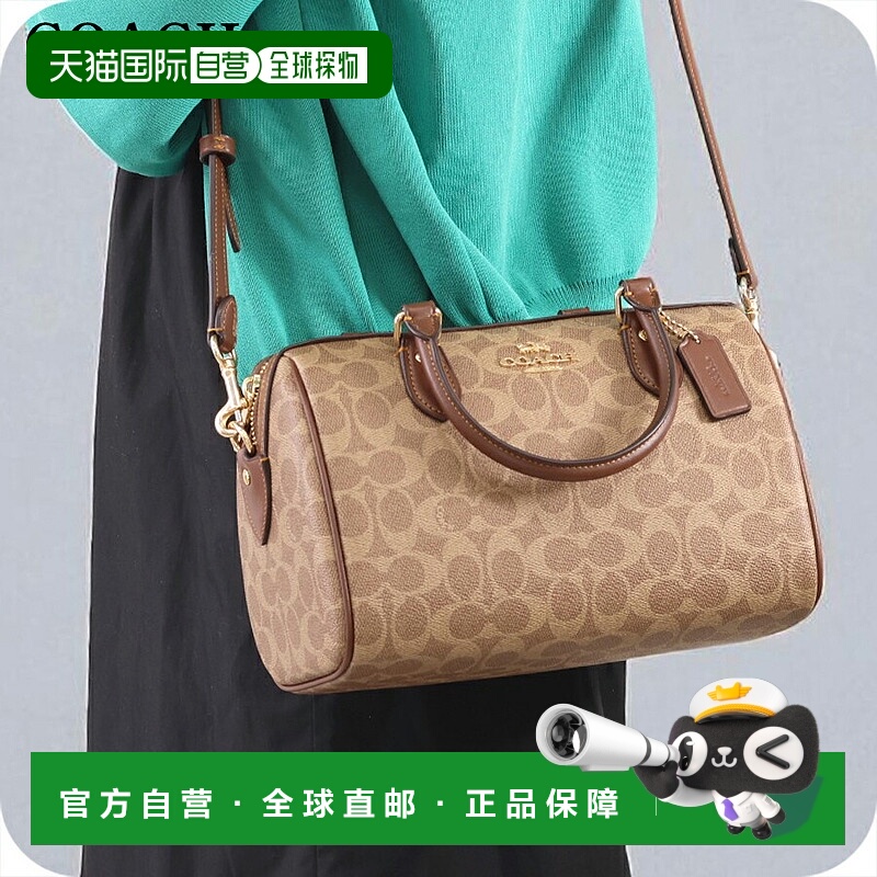 日本直邮Coach 女士手提包COACH CV961 IMXHE棕褐色/棕色轻便小巧