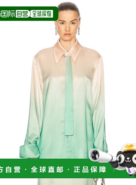 1h可退 香港直邮Jil Sander 吉尔 桑达 女士 领带衬衫 J03DL0201J