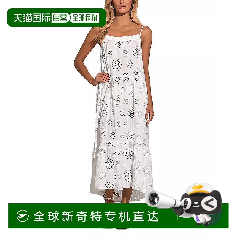 自营 elan白色细眼分层迷笛罩衫 【美国奥莱】直发