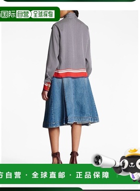 香港直邮BALMAIN 女士衬衫 BF1HU125XG35SIK AW2023 灰色 Printed