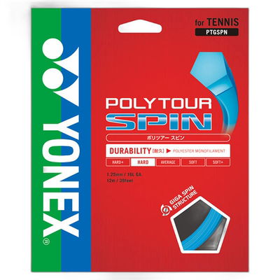 日本直邮YONEX 硬质网球肠 Polytour Spin PTGSPN-060