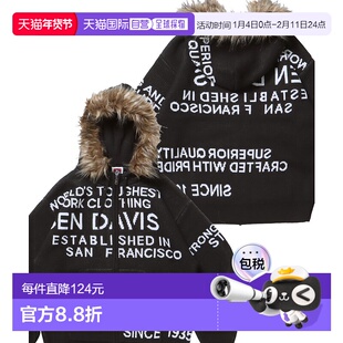 1h可退 日本直邮BEN DAVIS 男女同款 加厚仿毛领针织外套 双拉链