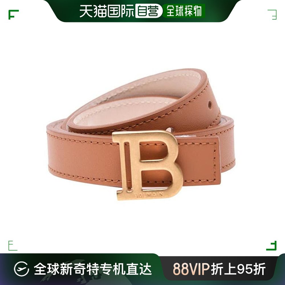 香港直邮潮奢 Balmain 巴尔曼 女士 2 Cm 双面皮带腰带