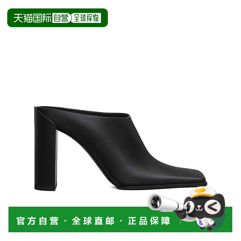 香港直邮Alaia 粗跟穆勒鞋 AA3M2006I049