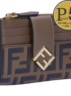 日本直邮FENDI 卡包迷你钱包 FF Diamond 8M0507 ADYM F13VK