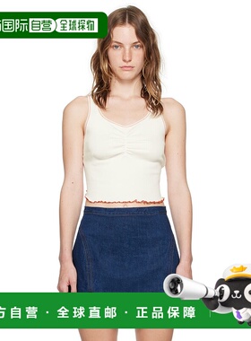 1h可退 香港直邮潮奢 redone 女士 白色 Sporty Contrast 背心 30