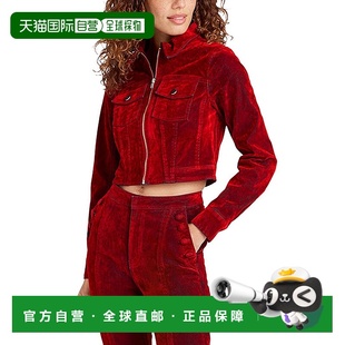 红色 sept五到七牛仔玛丽莉夹克 美国奥莱直发 自营cinq