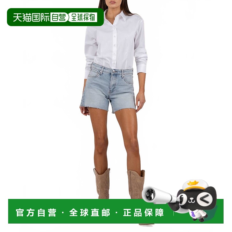 自营kut from the klothJenny High Rise Basic Raw Hem Short In