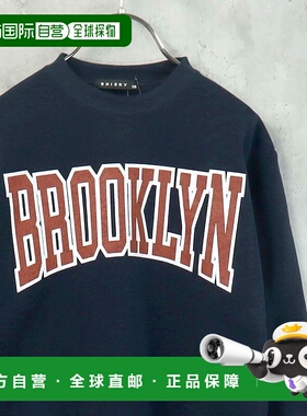 1h可退 日本直邮SHISKY 儿童 加绒宽松印花卫衣 半拉链设计 54212