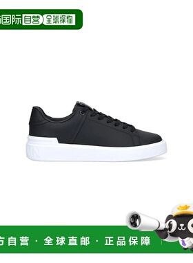 香港直邮BALMAIN 男士运动鞋 DM1VI288LVTREAB SS2025 黑色 Sport