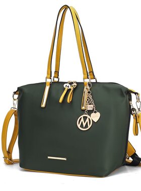 【美国奥莱】直发 mia k collection 尼龙 Leyla 手提包手提包