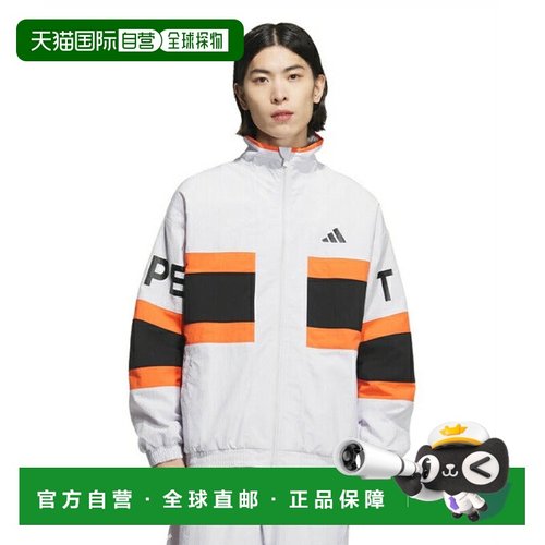 日本直邮adidas 宽松版型网眼衬里男士防风夹克 JM2066 KQD39 夹