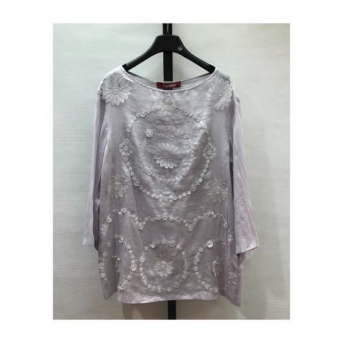 MAX MARA 女士衬衫 6631014106004 AW2021 灰色 SALOON圆领罩衫