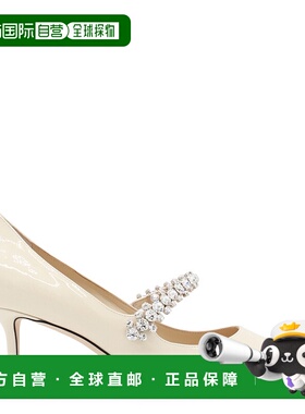 香港直邮JIMMY CHOO 女士高跟鞋 BINGPUMP65PATLINEN CO 米白色