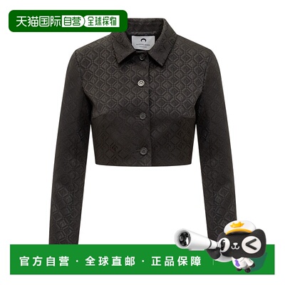 香港直邮Marine Serre Moon Diamant 提花短款休闲夹克 WJA025CWO