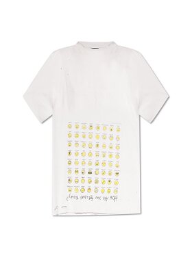 BALENCIAGA 女士T恤 787349TRVH79109 AW2024 白色