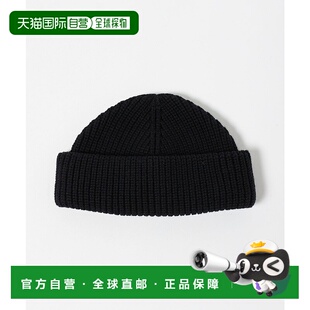 1h可退 日本直邮Barbour男装宽松针织冷帽 半脱卸徽章设计 323849