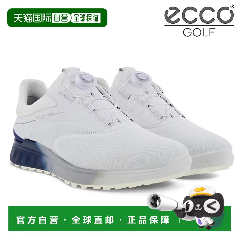 日本直邮ECCO S-Three Boa 男士防水无钉高尔夫球鞋102954)