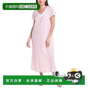 粉红色 圆舞裙 美国奥莱直发性感睡裙 Hochman飘逸袖 自营Carole