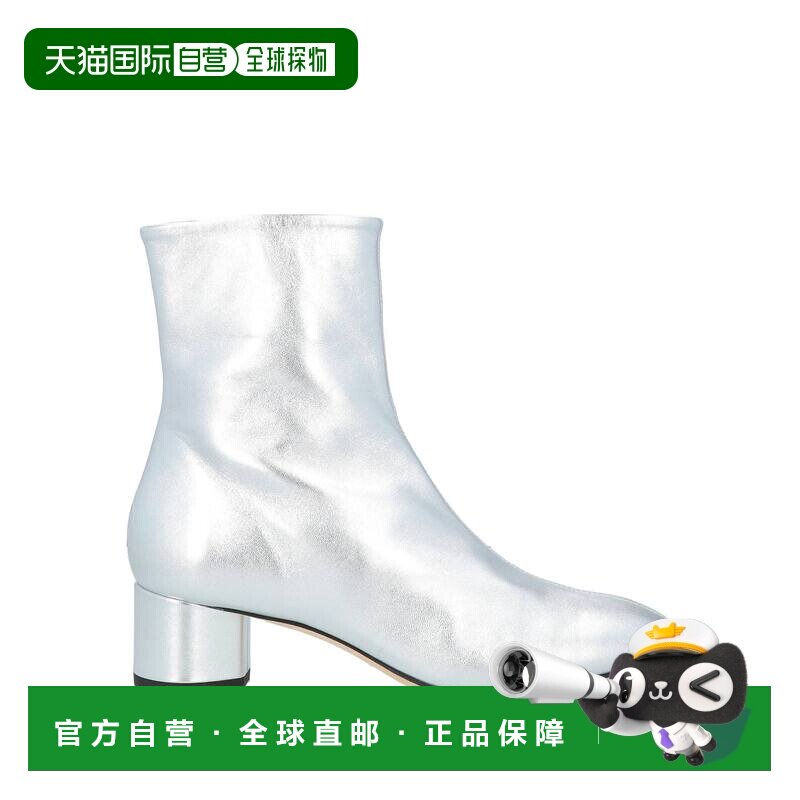 香港直邮aeyde 女士 脚踝靴 metal金属色 舒适时尚女靴