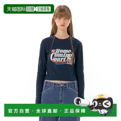 韩国直邮Ames Worldwide 女士女装T恤HOMECOMING COURT CROP LS TE