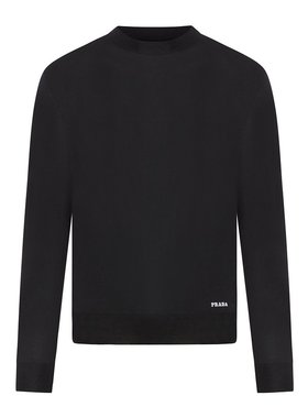 PRADA 男士针织毛衣 UMB92716AISOOOF0002 AW2024 黑色