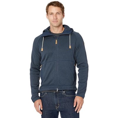 潮奢 fjällräven 北极狐 男士 Övik 抓绒连帽衫