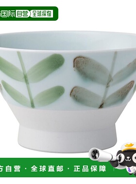 【日本直邮】Hasami ware 碗盘 容量约 730ml 底座绿色 25392瓷器