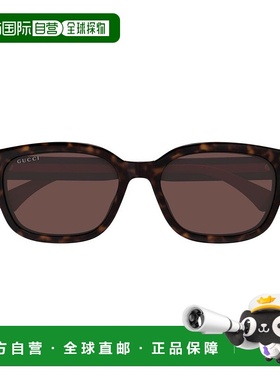 1h可退 香港直邮潮奢 Gucci 古驰 男士 Eyewear 方格太陽眼鏡 GG1