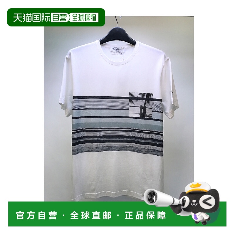 1h可退 香港直邮salvatore ferragamo 男士 上装T恤短袖菲拉格慕