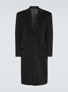潮奢 Balenciaga 巴黎世家 男士 羊毛大衣 000895