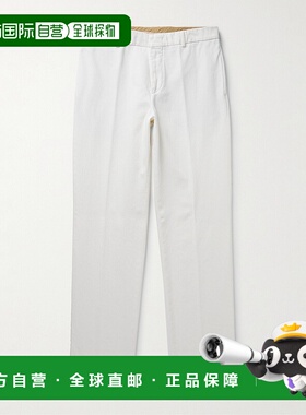 1h可退 香港直邮Loro Piana 诺悠翩雅 男士 Merse 直筒棉质斜纹布