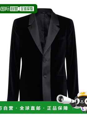 1h可退 香港直邮Fendi 芬迪 男士 单排扣丝绒西装外套 FJ0980AVY1